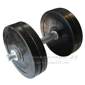 gantel obrezinennaya razbornaya 22 kg (ekonom)