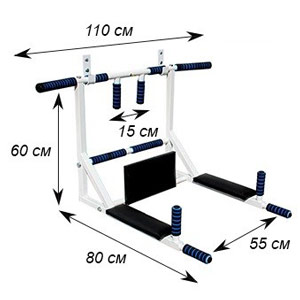 Турник Брусья Пресс 8в1 мультихват (разборный)