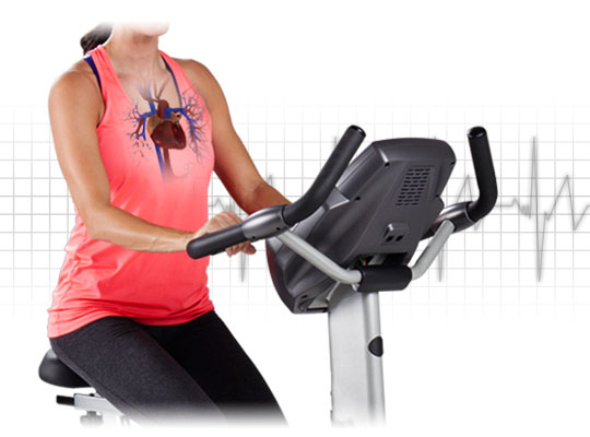 Велотренажер Spirit Fitness CR800 горизонтальный