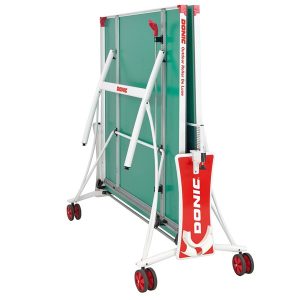 Теннисный стол Donic Outdoor Roller De Luxe фото в сложенном виде