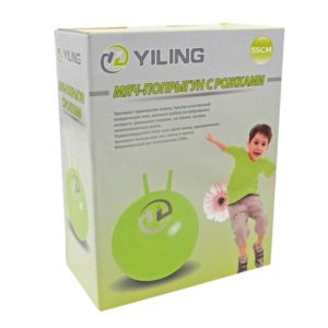 Myach Poprygun Vv 004gr 51 C Rozhkami 55sm Salatovyj 1